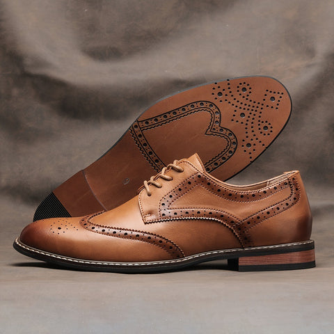 Classic Brogue Business Shoes Men